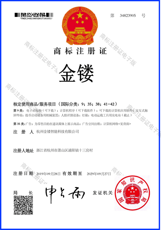 文字商標(biāo)證